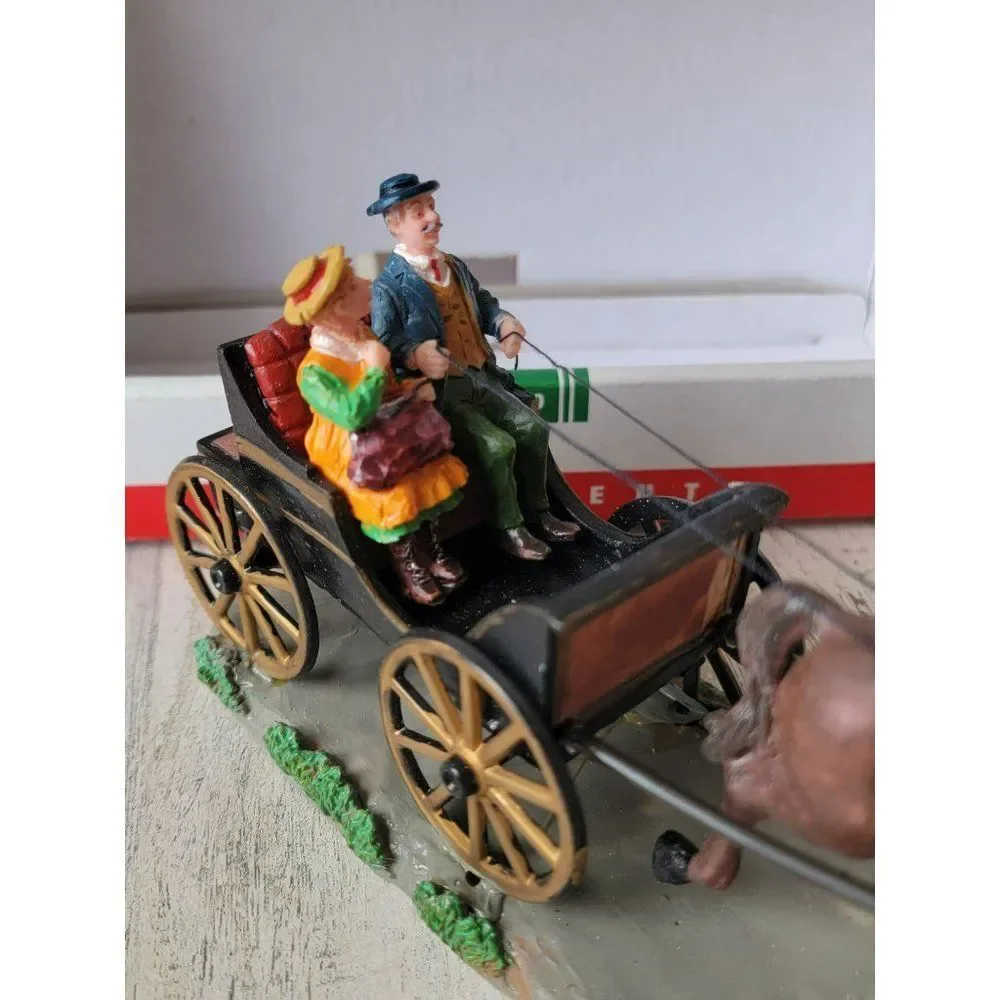 Country Cove carriage for two 2007 Xmas Village‎ accessory horse